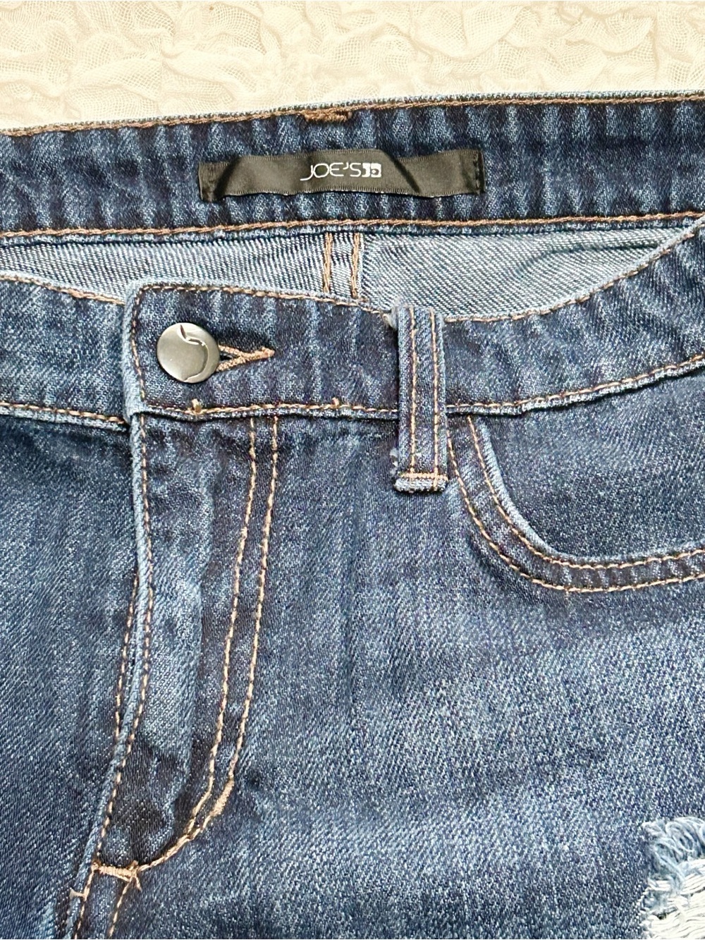 Joe's Jeans Cut Off Shorts 30 Distressed 100% Cotton Frayed Hem 90's Y2K - Picture 3 of 6